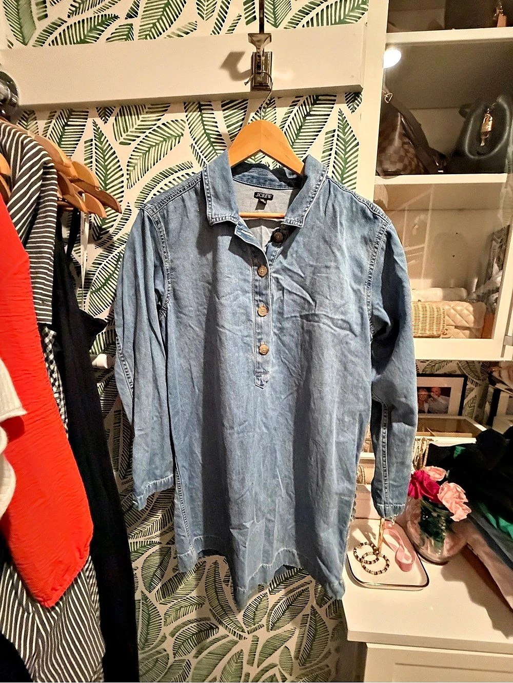 J.CREW Denim dress Blue XS